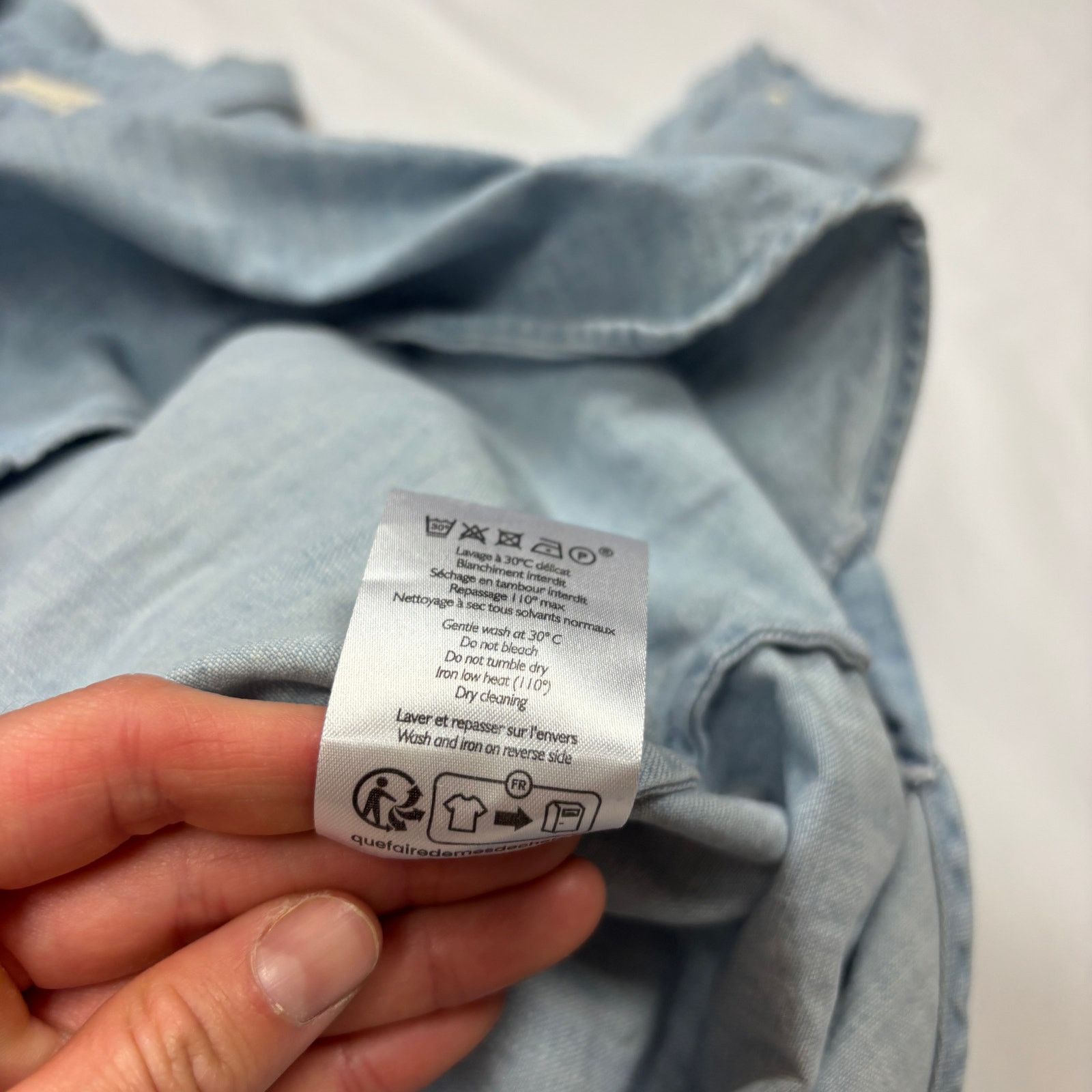 Sezane Sezane Embroidered Tomboy Oversized Button Up Shirt 42 Size M / US 6-8 / IT 42-44 - 9 Thumbnail