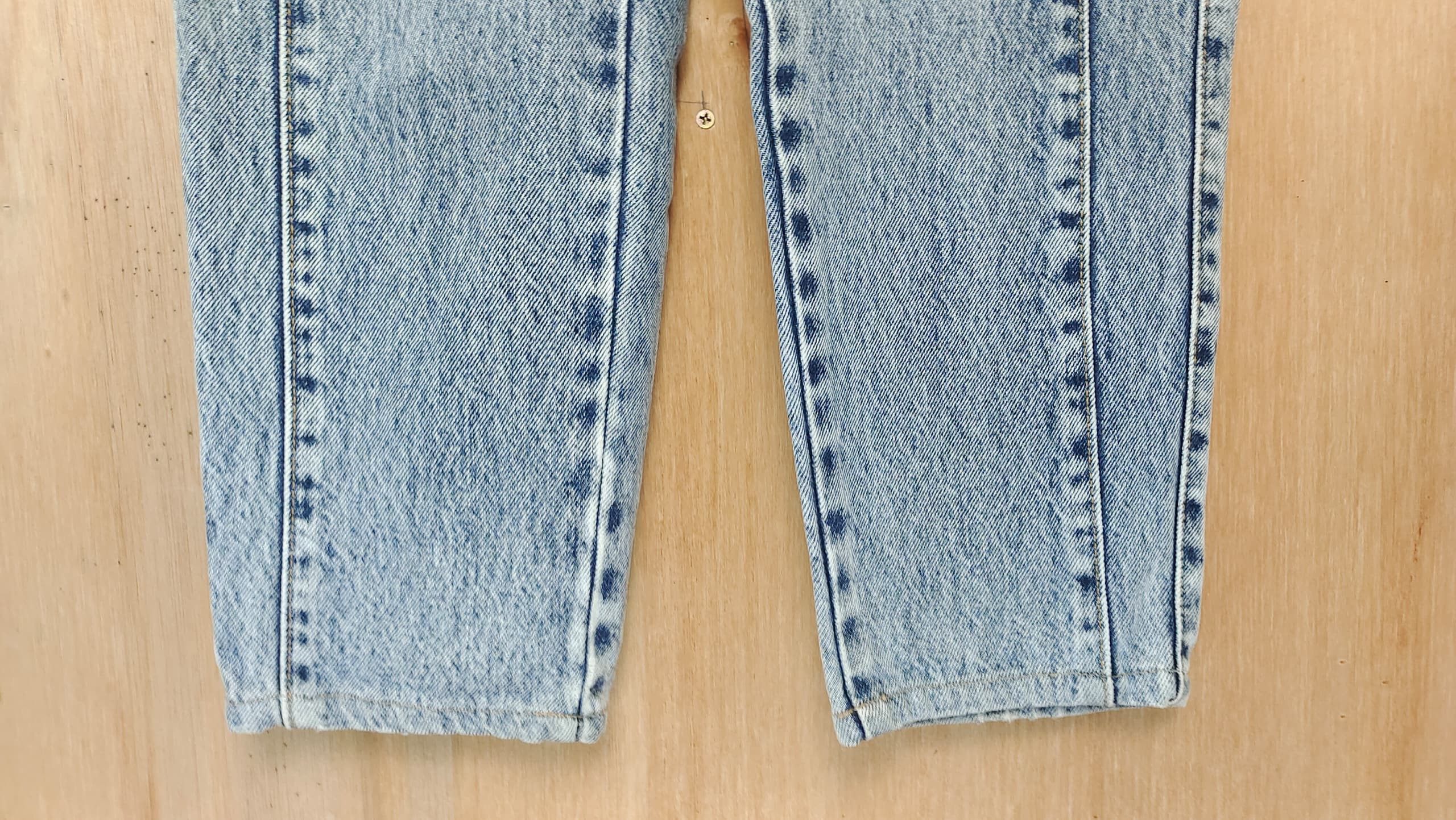 Edwin × If Six Was Nine × Isabel Marant VINTAGE EDWIN BLUE ACID WASH HIGH WAIST MOM JEANS Size 28" / US 6 / IT 42 - 6 Thumbnail