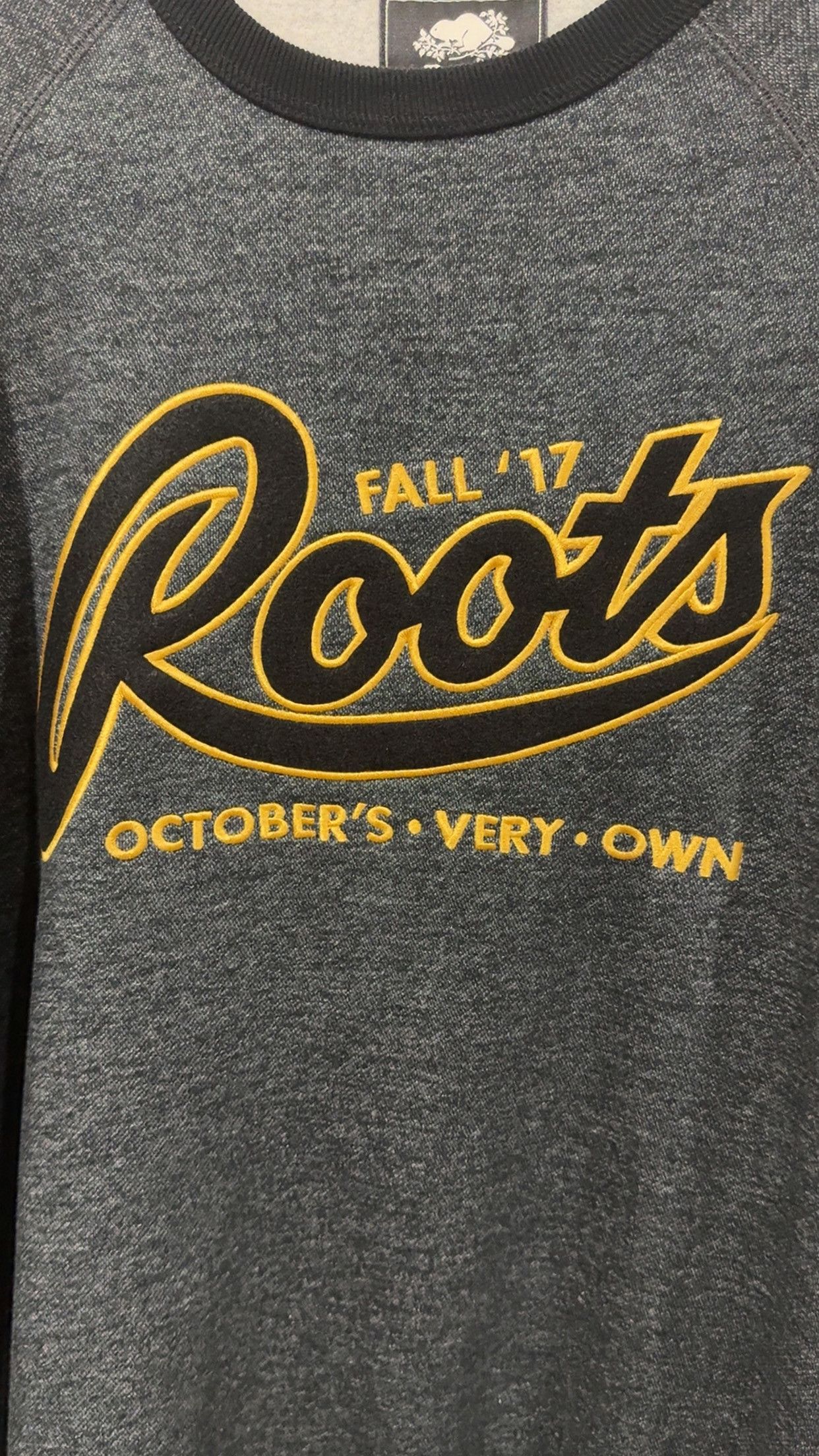 October's Very Own OVO x Roots Crewneck, Grey - L Size US L / EU 52-54 / 3 - 3 Thumbnail