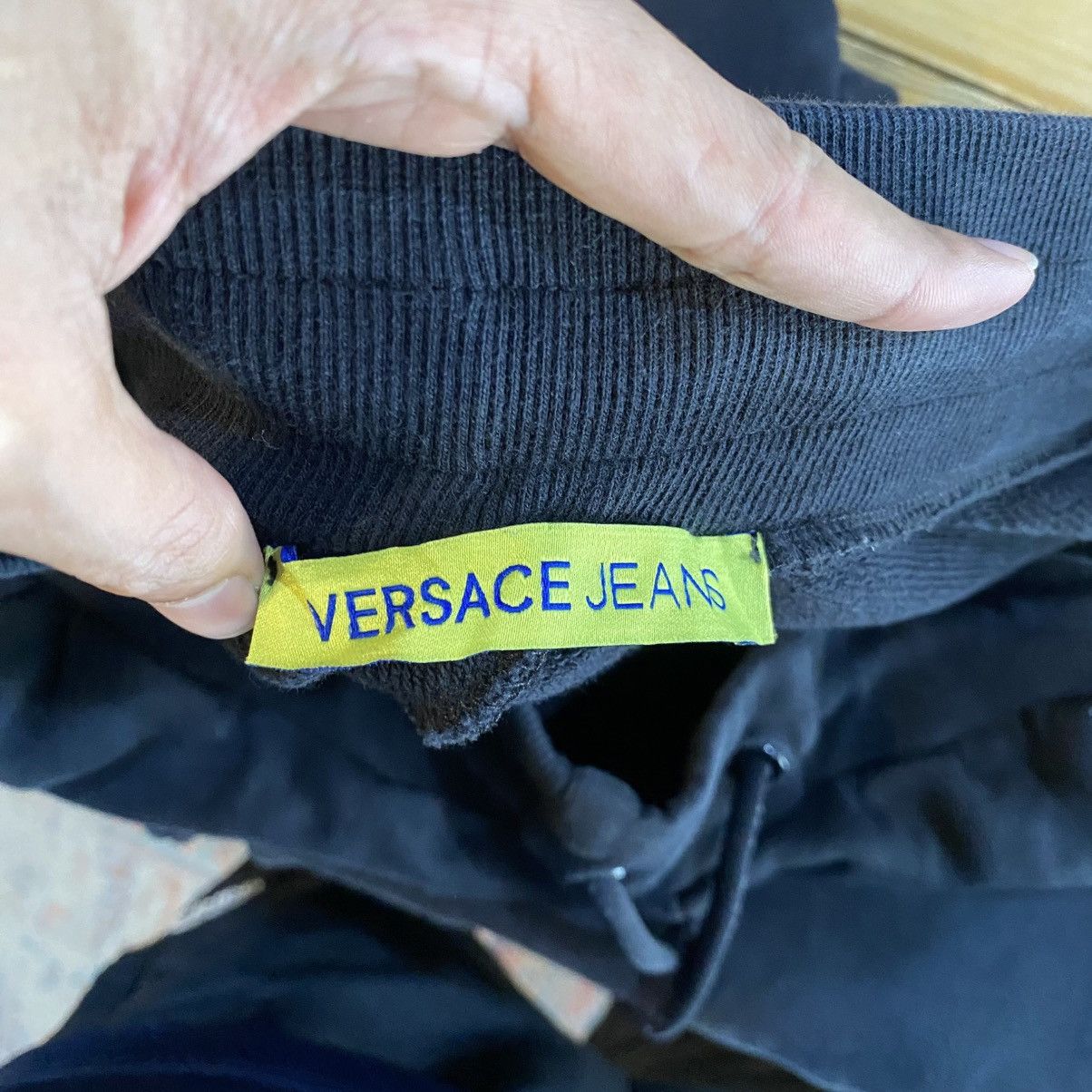 Versace × Versace Jeans Couture Versace Jeans Big Logo Embroidered Sweatpants Size US 32 / EU 48 - 15 Thumbnail