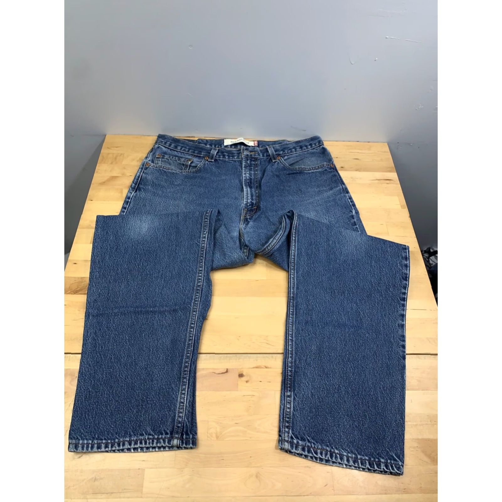 Levi's Levis 550 Relaxed Fit Denim Jeans Mens 38x32 Blue Casual Straight 12509 Size US 38 / EU 54 - 5 Thumbnail
