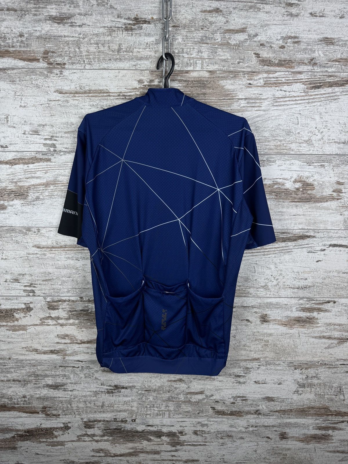 Vintage Mens Shimano Breakaway Jersey cycling size M blue Sample Size US M / EU 48-50 / 2 - 11 Thumbnail