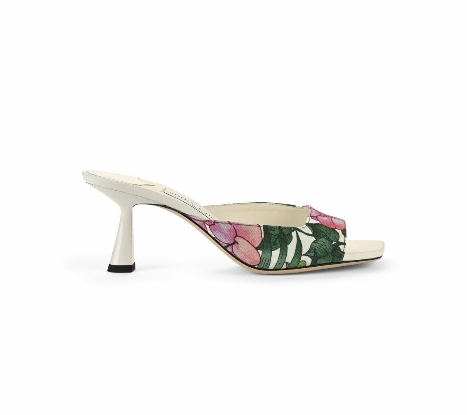Jimmy Choo Jimmy Choo Zania Floral Sandals Size US 7.5 / IT 37.5 - 1 Thumbnail