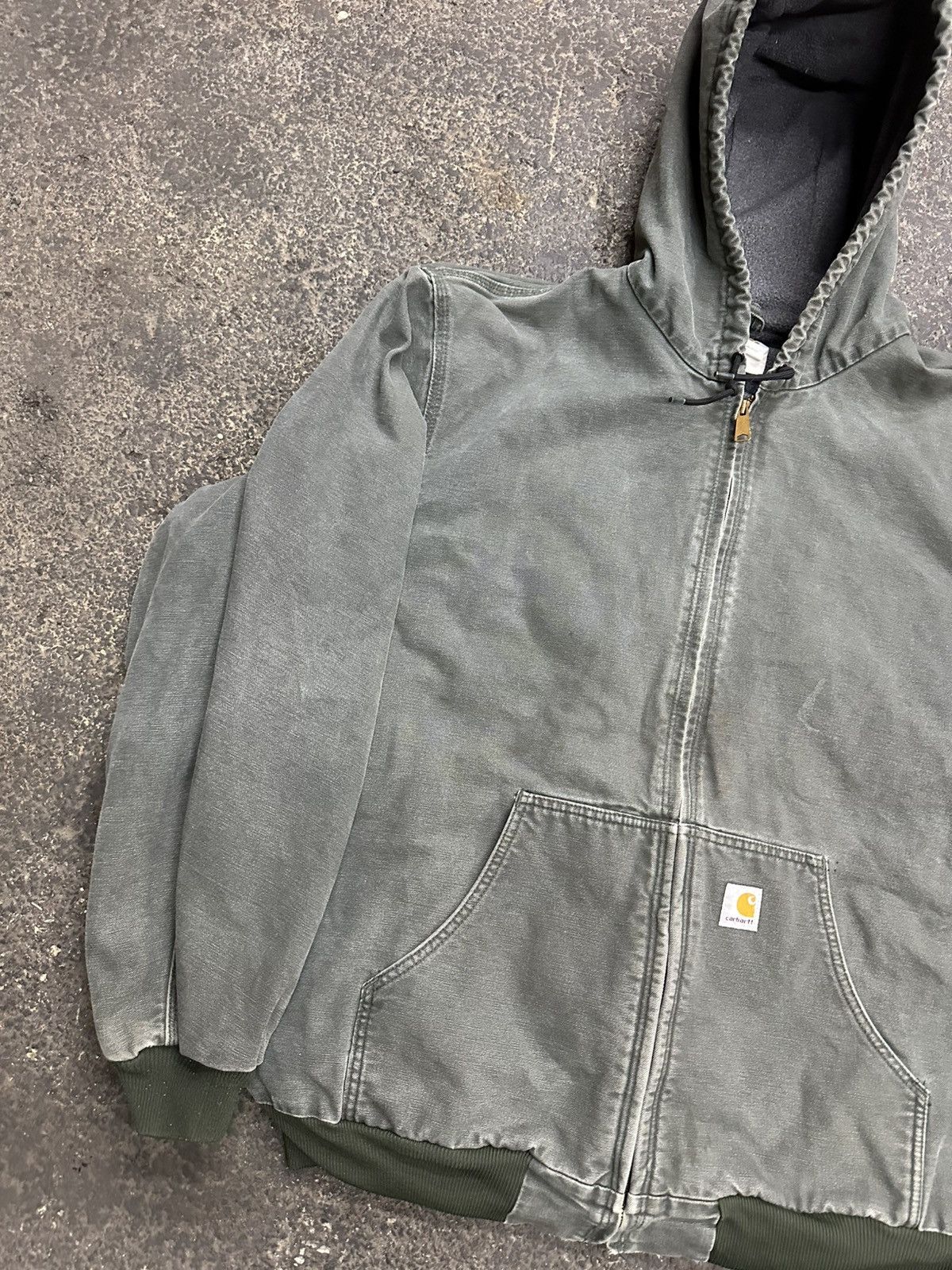 Carhartt Vintage carhartt mos green hooded jacket Size US XXL / EU 58 / 5 - 2 Thumbnail