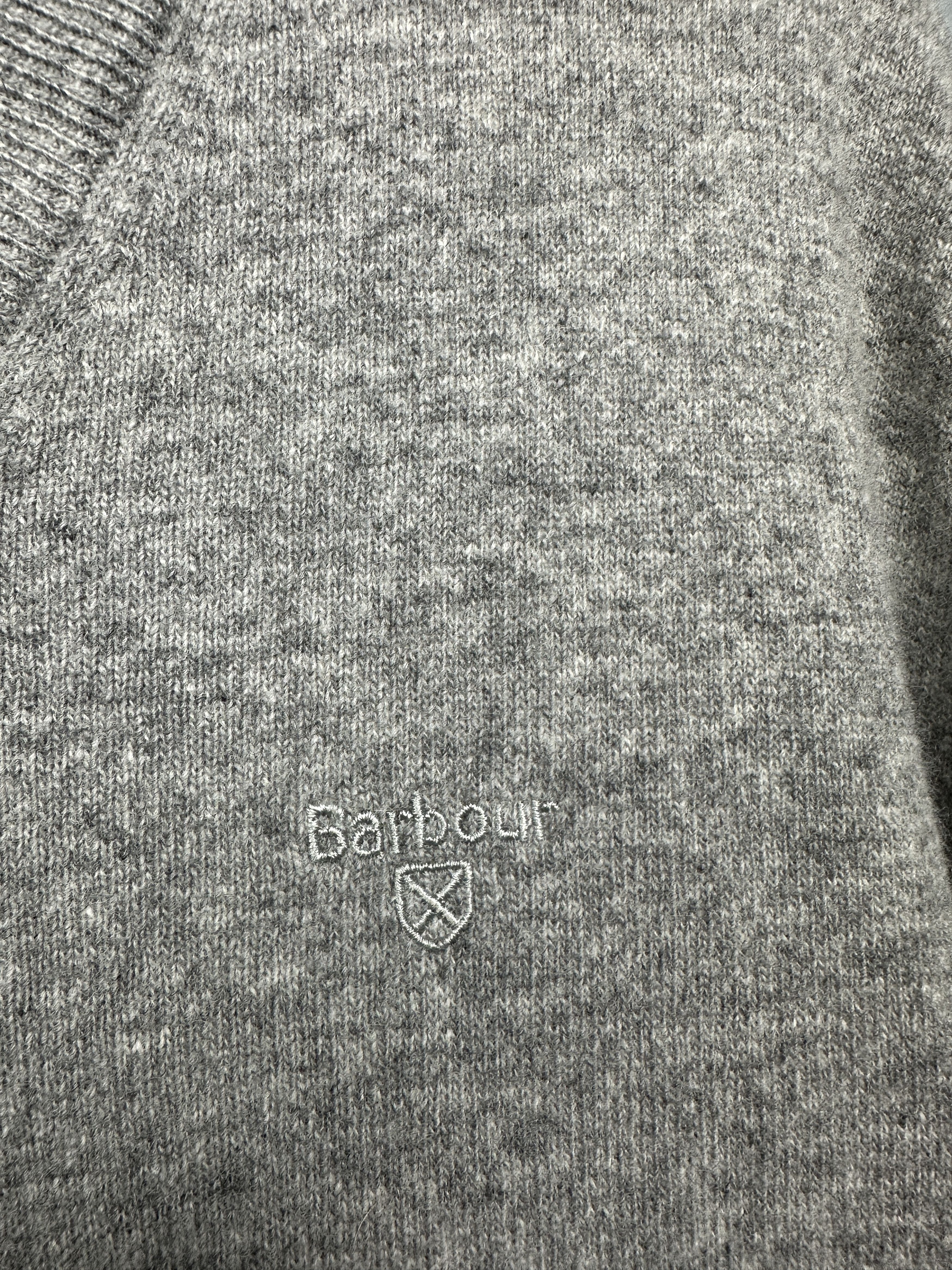 Barbour × Vintage Barbour Vintage Mens Wool V-Neck Sweater Size US L / EU 52-54 / 3 - 3 Thumbnail