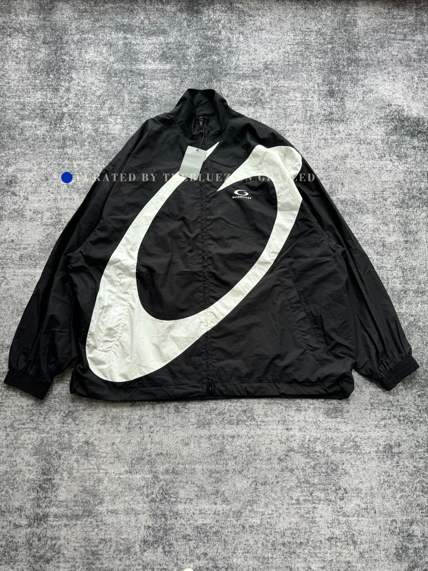 Balenciaga Balenciaga Embroidered Logo Sports Jacket Size XS / US 0-2 / IT 36-38 - 1 Thumbnail
