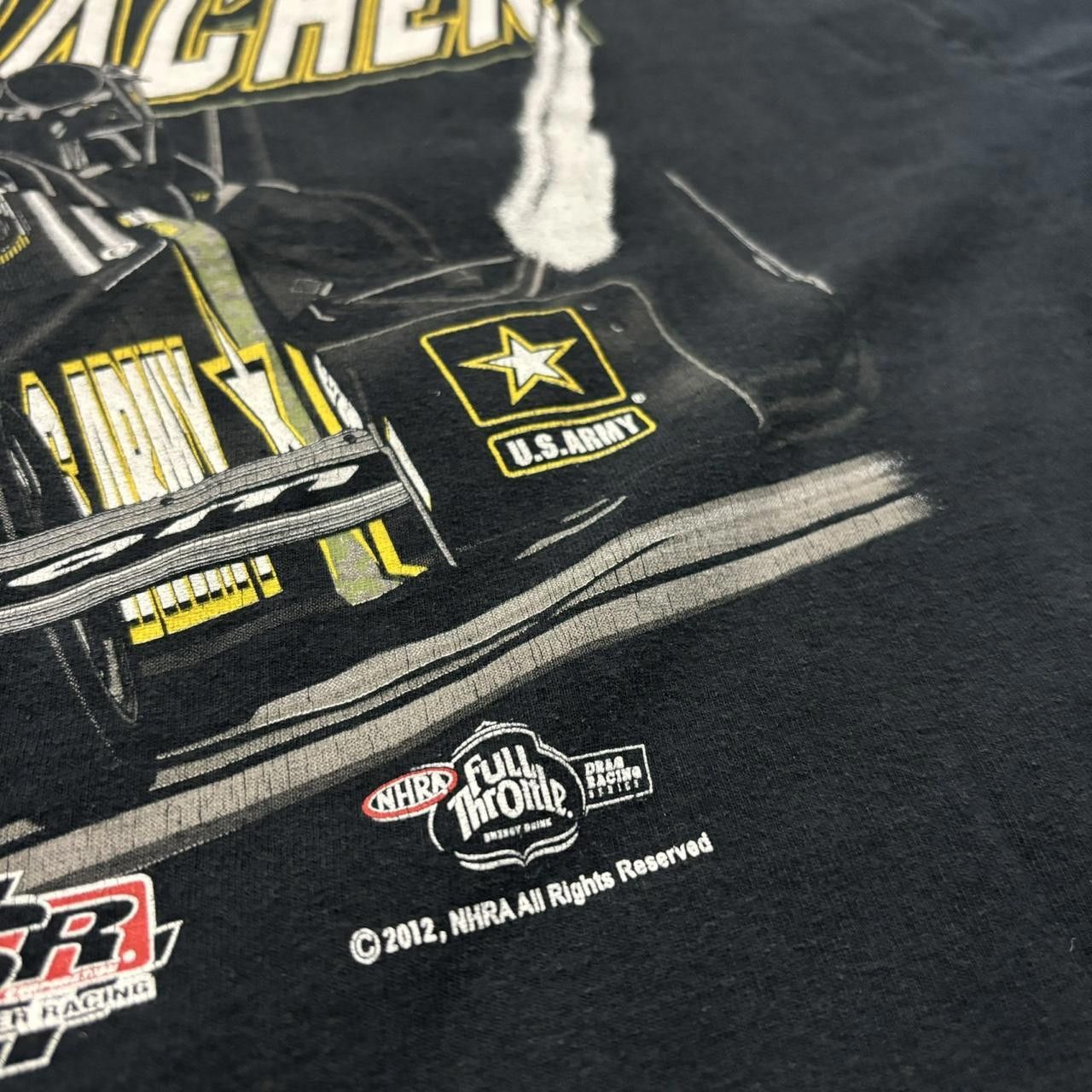 Gildan vintage Tony Schumacher us army racing T Shirt 2012 XL Size US XL / EU 56 / 4 - 6 Thumbnail