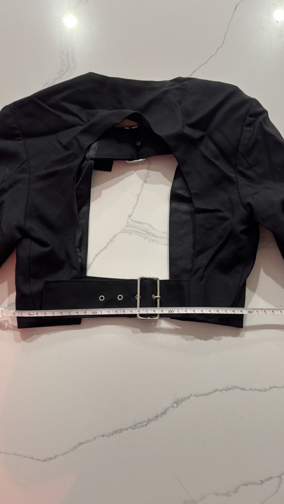 Comme des Garcons Noir Kei Ninomiya Bolero Jacket Size XS / US 0-2 / IT 36-38 - 8 Thumbnail