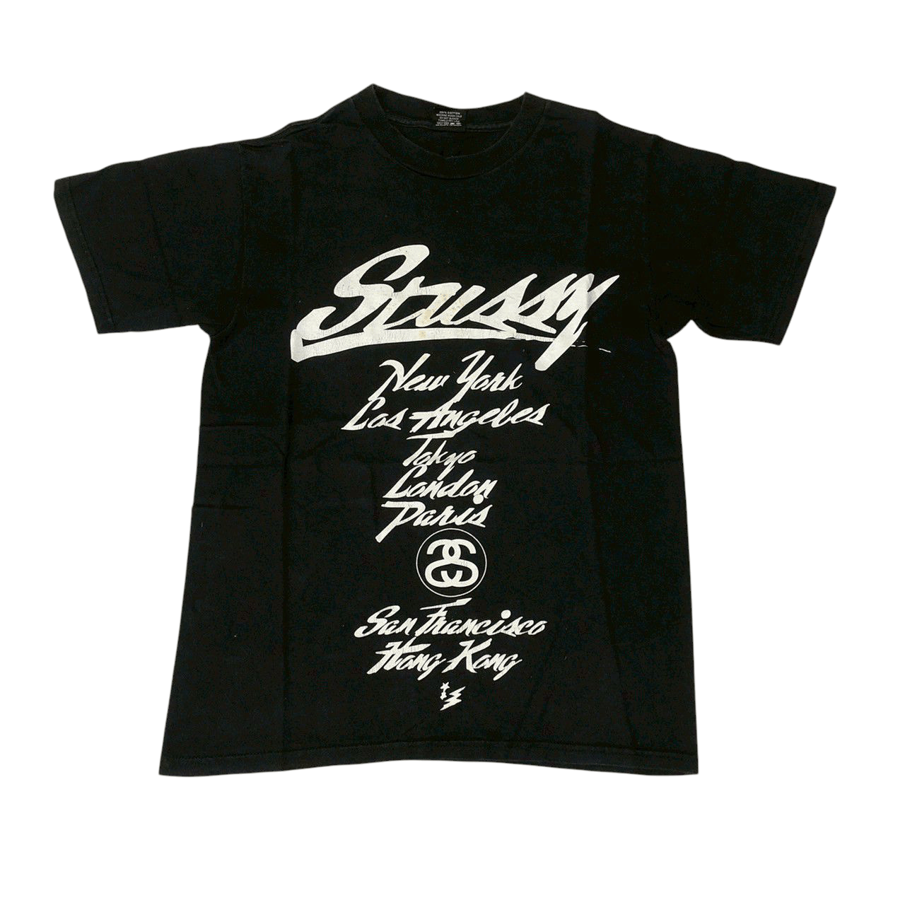 Stussy x WTAPS World Tour Tee Black