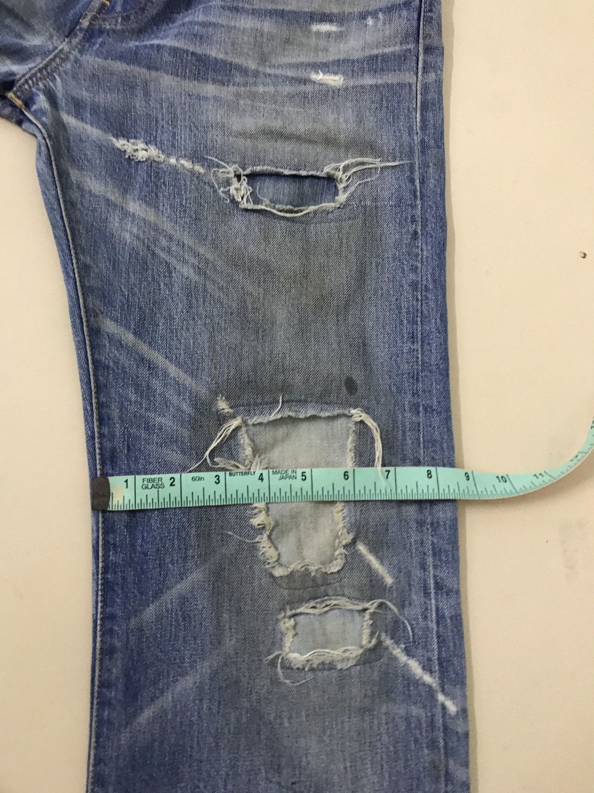Levi's × Levi's Vintage Clothing × Vintage Vintage Levis 501 Distressed Patched Denim Pants Size US 32 / EU 48 - 16 Thumbnail