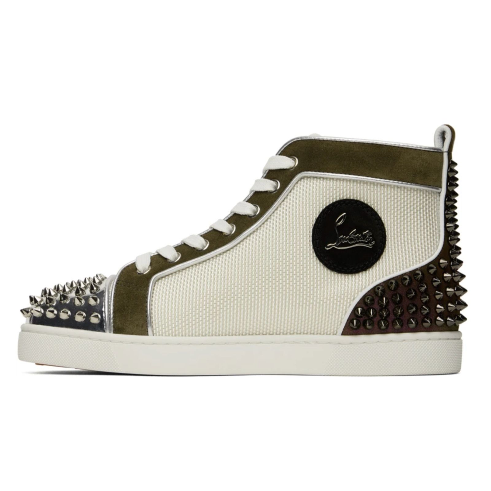 Christian Louboutin Christian Louboutin Mens Lou Spikes High Top Sneaker Size US 9.5 / EU 42-43 - 7 Thumbnail