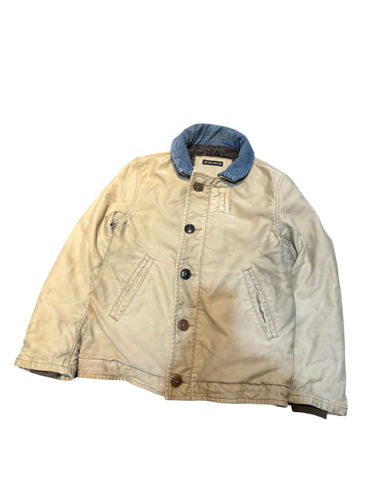Blue Blue Japan N1 deck blue blue japan military jacket Size US M / EU 48-50 / 2 - 2 Thumbnail