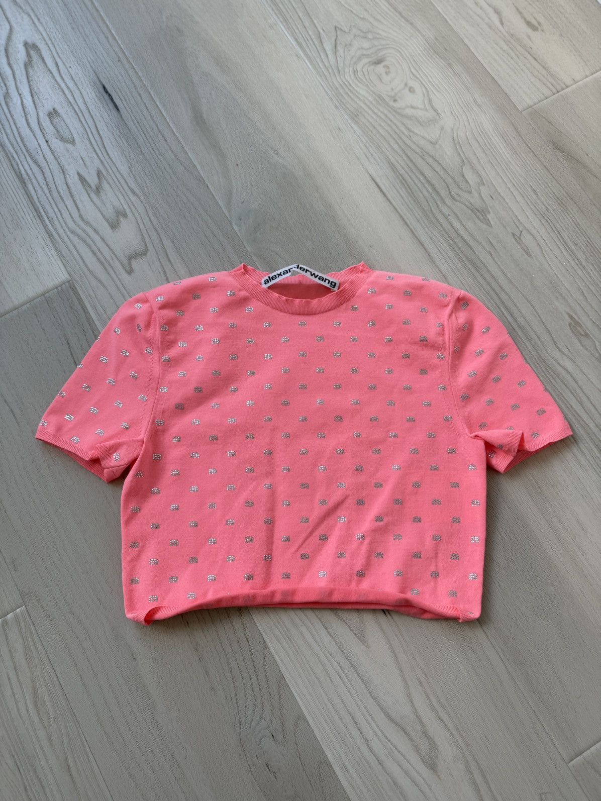 Alexander Wang Alexander Wang logo-embellished T-shirt Size S / US 4 / IT 40 - 1 Thumbnail