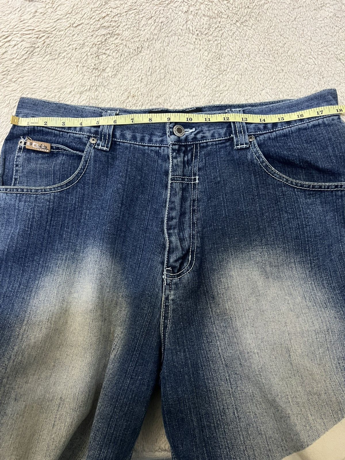 Japanese Brand Vtg STUB Jeans 36x32 Mens Baggy Y2K 90s Hip Hop Size US 36 / EU 52 - 8 Thumbnail