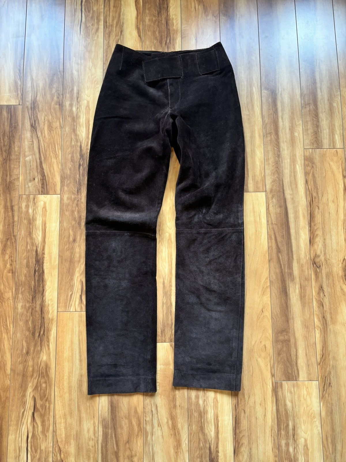 Dirk Bikkembergs Dirk Bikkembergs Runway Reverse Leather Pants Size US 29 - 1 Thumbnail
