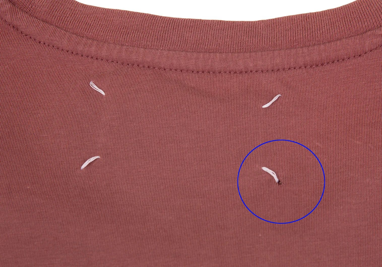 Maison Margiela Crew Neck T-Shirt in Red Purple Size 44 Size US S / EU 44-46 / 1 - 8 Thumbnail