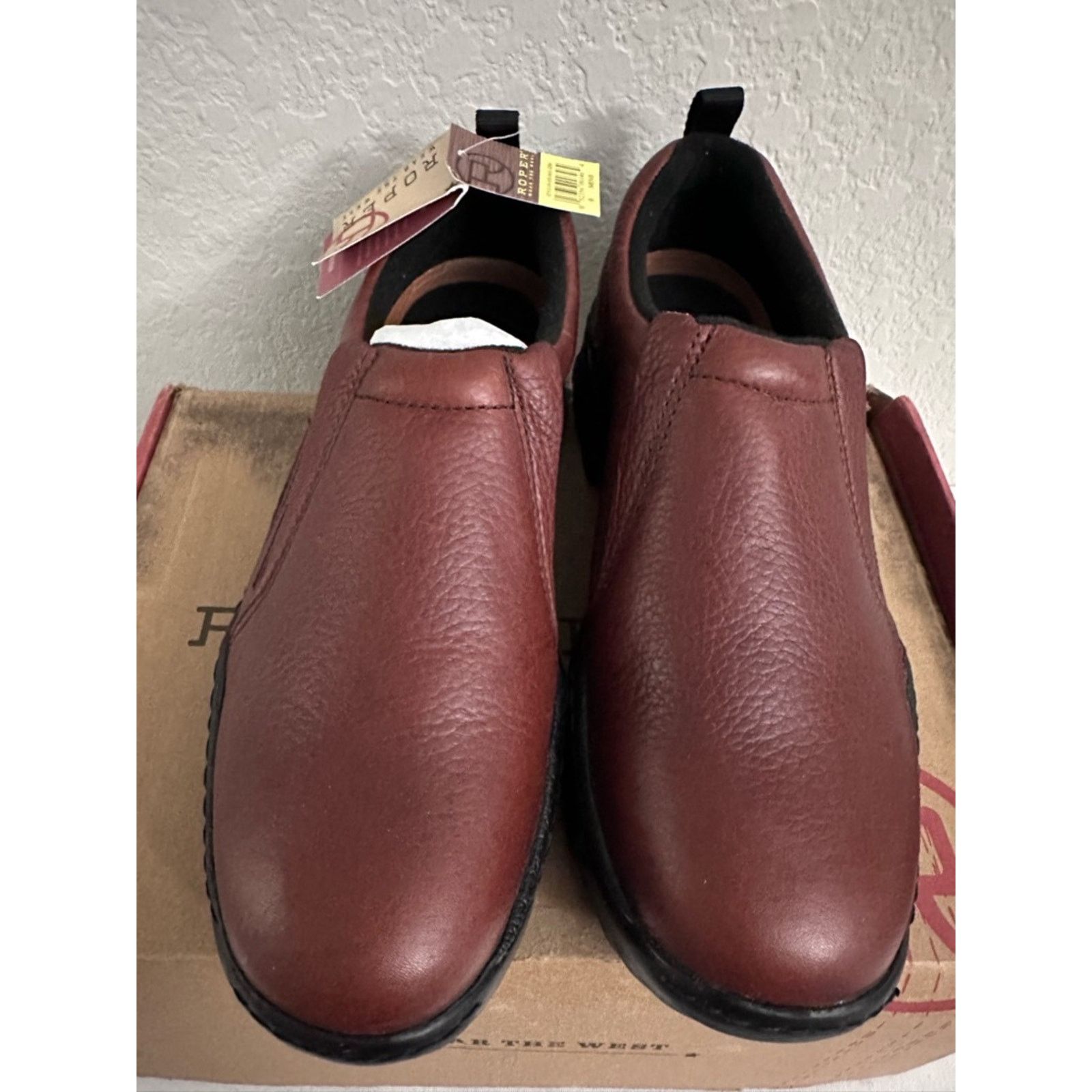 Roper Roper Cotter Performance Sport Slip On Men 8 Brown Shoes Size US 9 / EU 42 - 2 Thumbnail