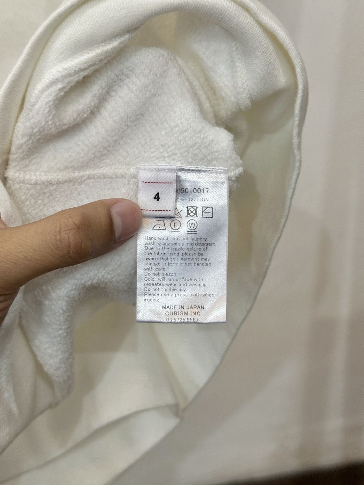 Visvim Visvim Mondo sweat S/L 23AW "White" size 4 Size US XL / EU 56 / 4 - 4 Thumbnail