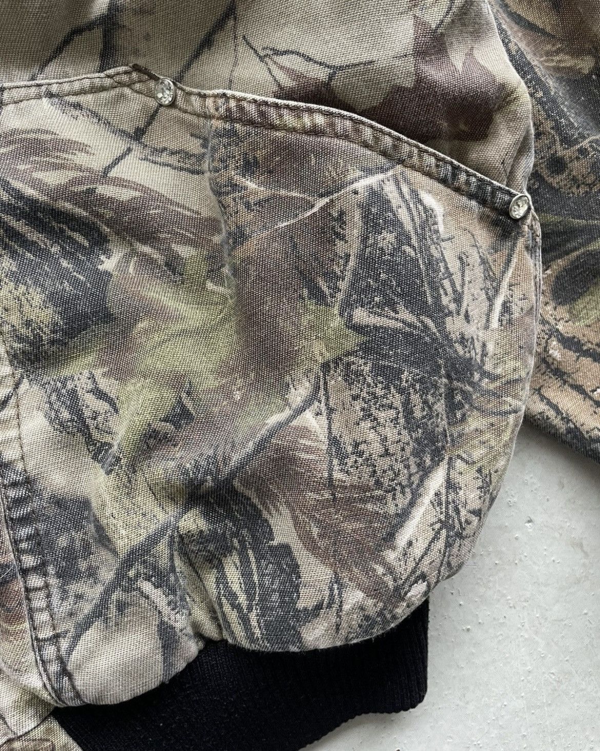 Carhartt × Vintage Vintage Crazy Rare 90's Camo Boxy Carhartt Style Jacket Size US M / EU 48-50 / 2 - 8 Thumbnail