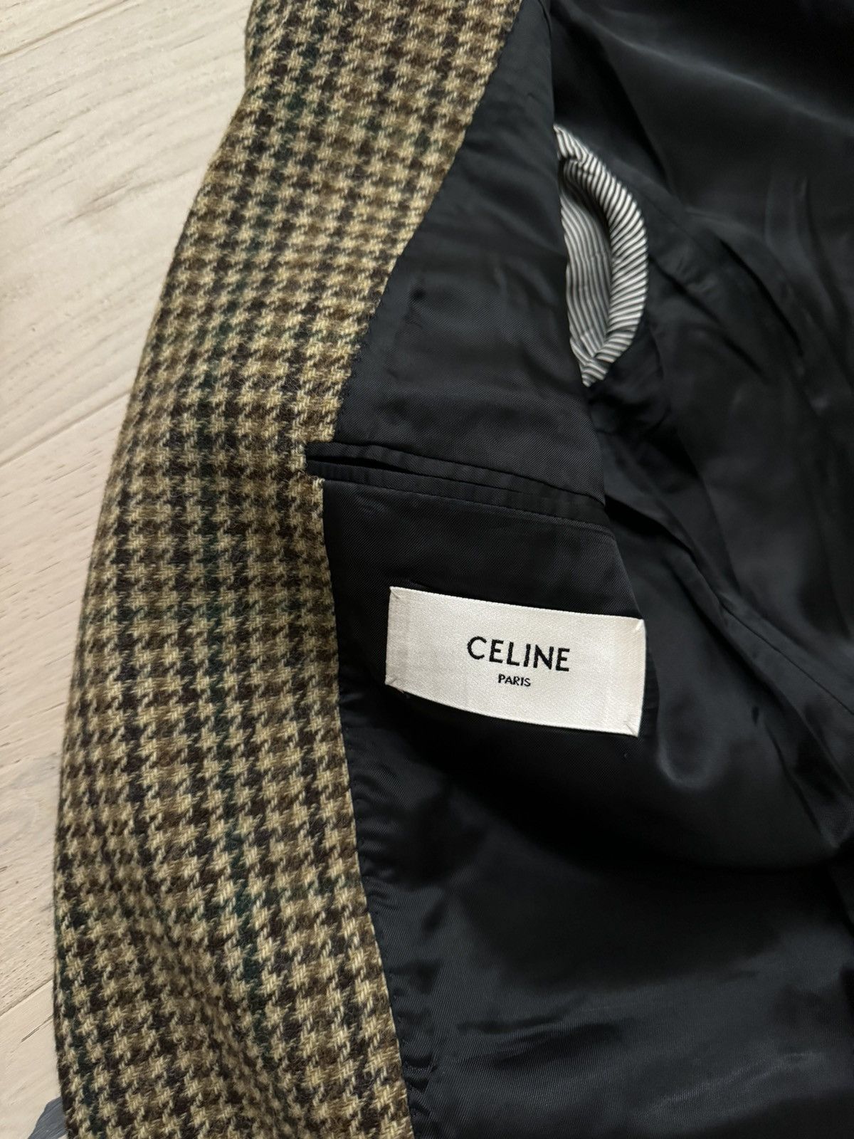 Celine Celine Tournon Houndstooth Prince of Wales Blazer Size US L / EU 52-54 / 3 - 5 Thumbnail