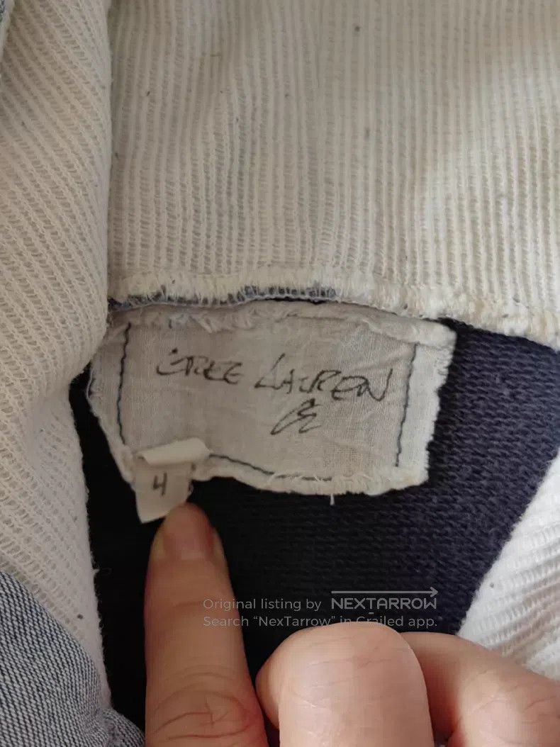 Greg Lauren Greg Lauren Spliced Hooded Sweatshirt Size US XL / EU 56 / 4 - 4 Thumbnail