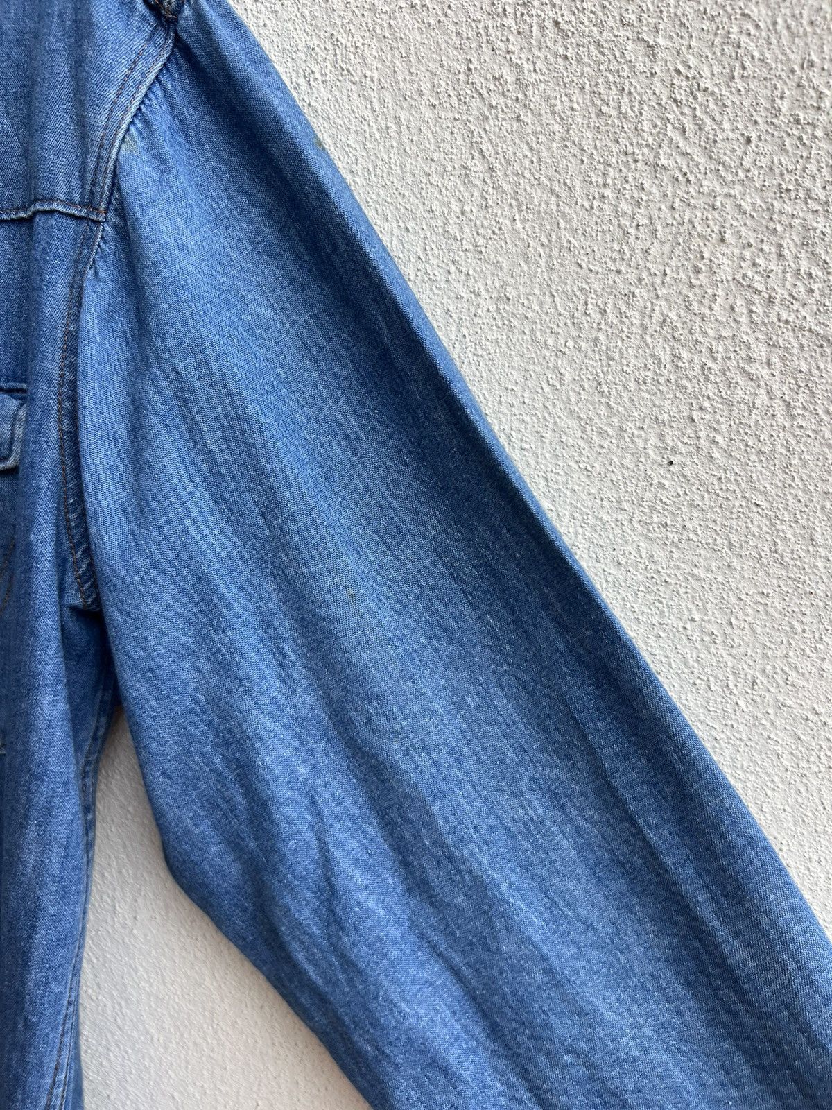 Vintage Vintage 90s Wrangler Blue Bell Lot 27MW Western Denim Shirt Size US M / EU 48-50 / 2 - 13 Thumbnail