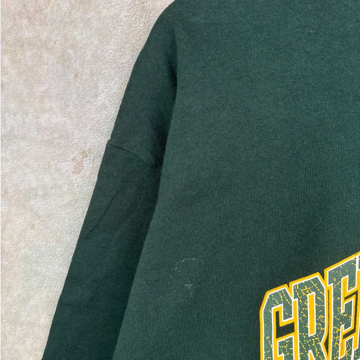 NFL × Vintage VTG 90s Green Bay Packers T Shirt Sz XL Green NFL Football Size US XL / EU 56 / 4 - 5 Thumbnail