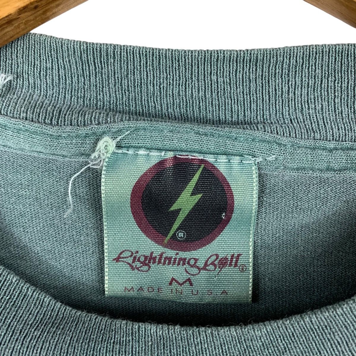 Lightning Bolt Vintage 90s LIGHTNING BOLT big logo spellout Surfing tee Size US M / EU 48-50 / 2 - 3 Thumbnail