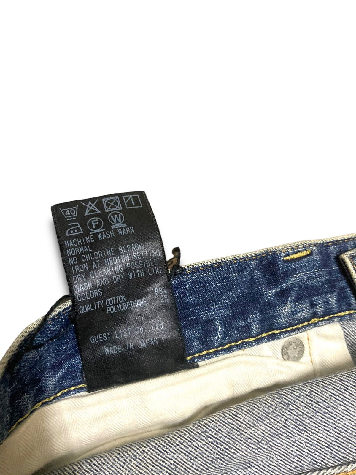 Vintage Vintage 90s Red Card Kaihara Jeans Size US 31 - 12 Thumbnail