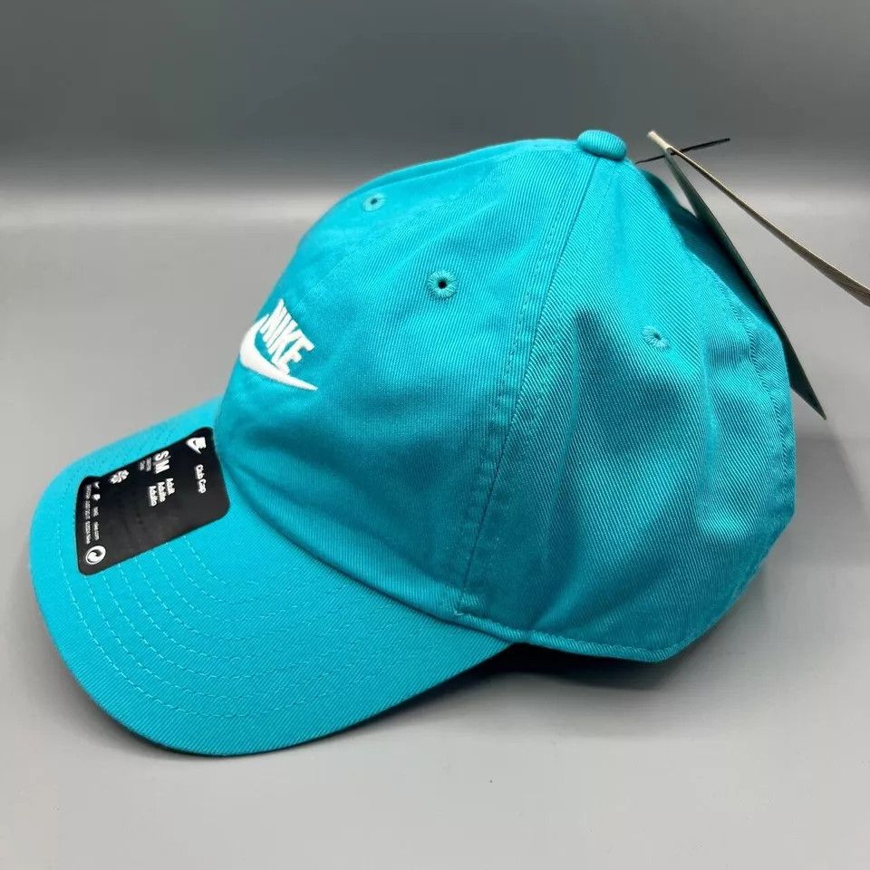 Nike Nike Swoosh Hat Men Small-Medium Blue Strap Back Cap New S-M Size ONE SIZE - 2 Thumbnail
