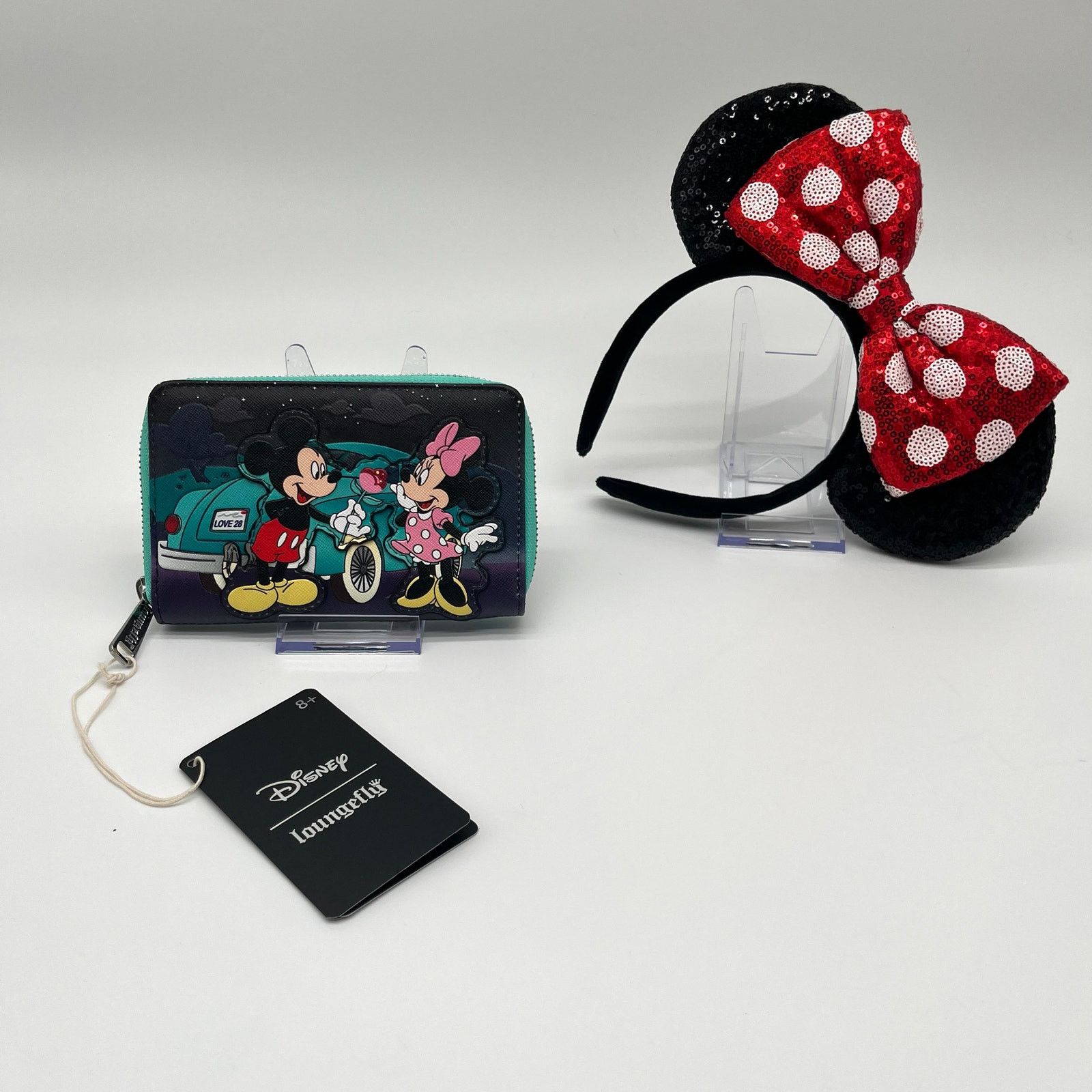 Disney Disney Loungefly NWT Mickey Retro 3D Wallet, Sequin Ears Size ONE SIZE - 1 Thumbnail
