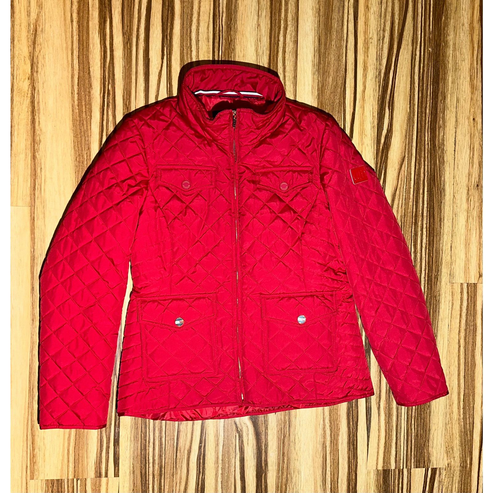 Tommy Hilfiger Tommy Hilfiger Red Winter Jacket Size Medium Size M / US 6-8 / IT 42-44 - 2 Thumbnail