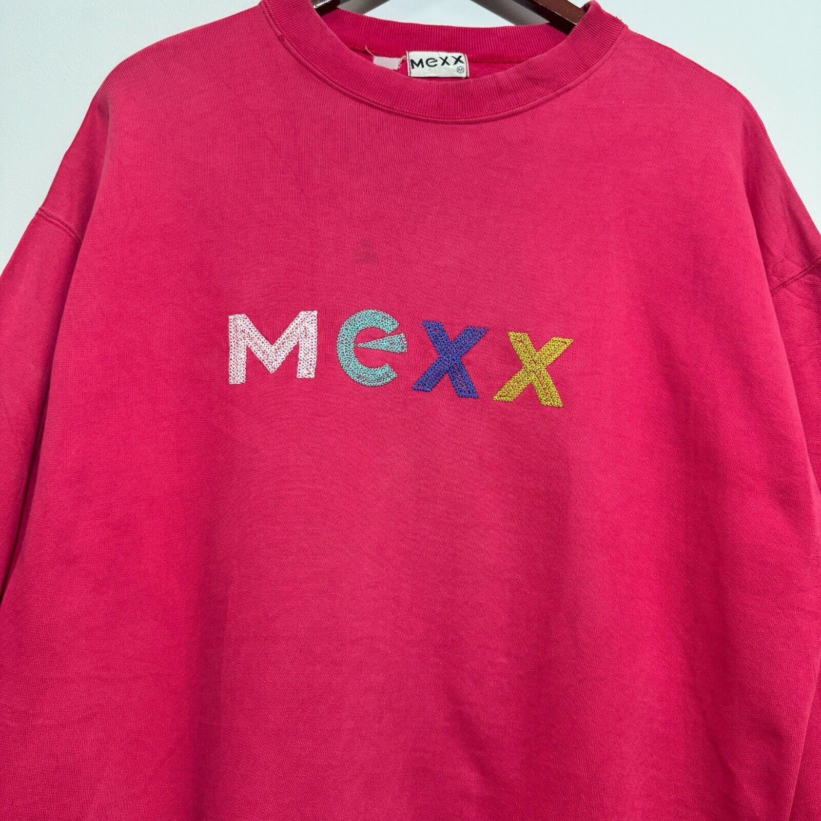 Vintage Vintage Unisex Pink Cotton Crewneck Size M Mexx 90s Y2k Size US M / EU 48-50 / 2 - 4 Thumbnail