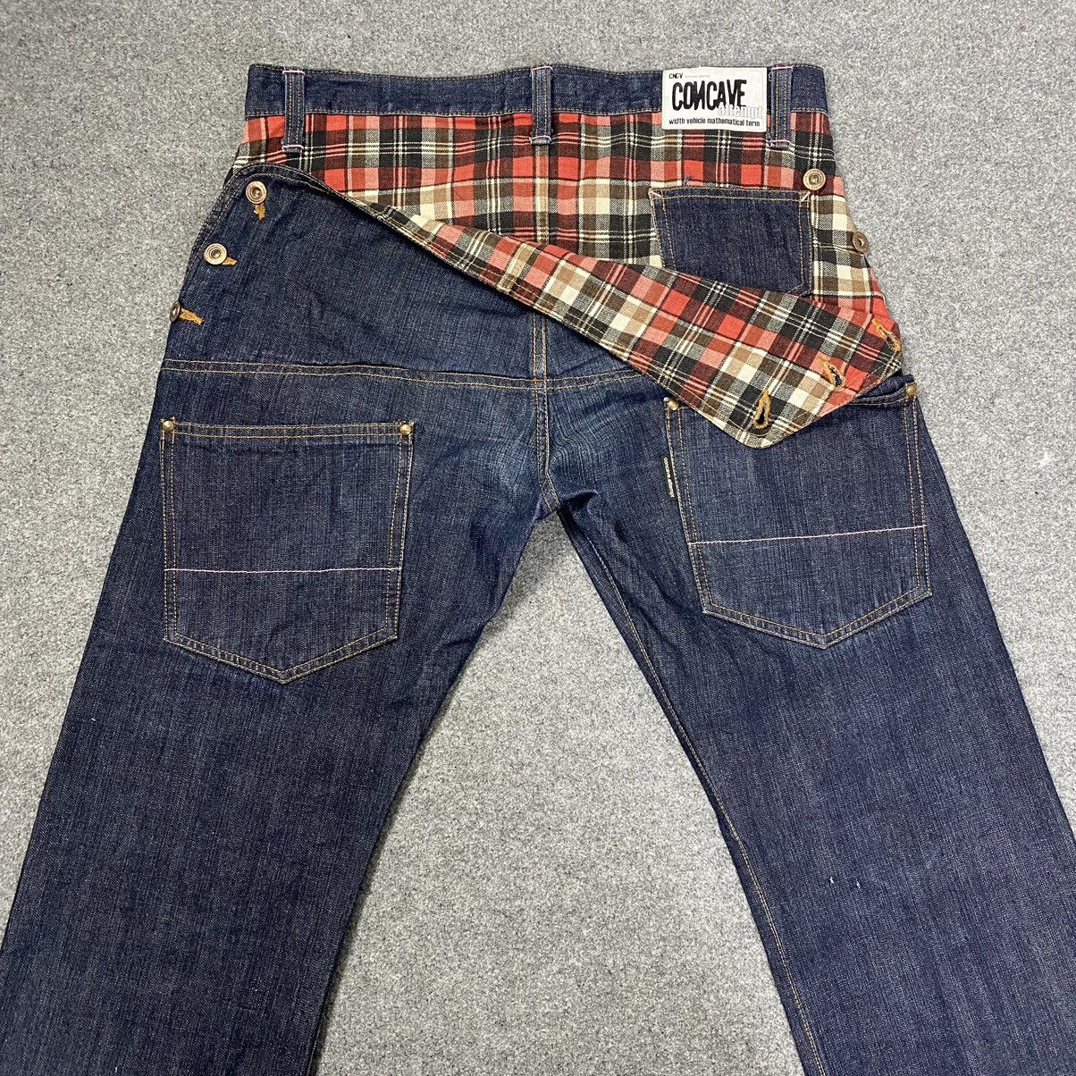 image of Archival Clothing x Vintage Concave Attempt Cncv Denim Jeans, Men's (Size 36)
