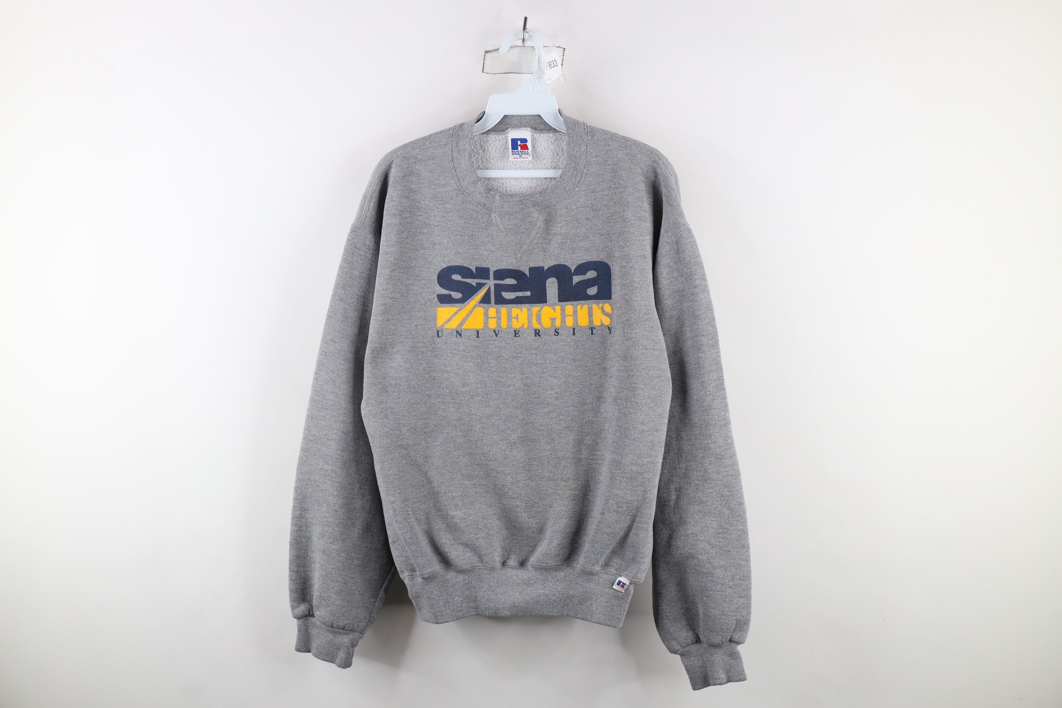 Russell Athletic × Vintage Vintage 90s Russell Athletic University Crewneck Sweatshirt Size US M / EU 48-50 / 2 - 1 Thumbnail