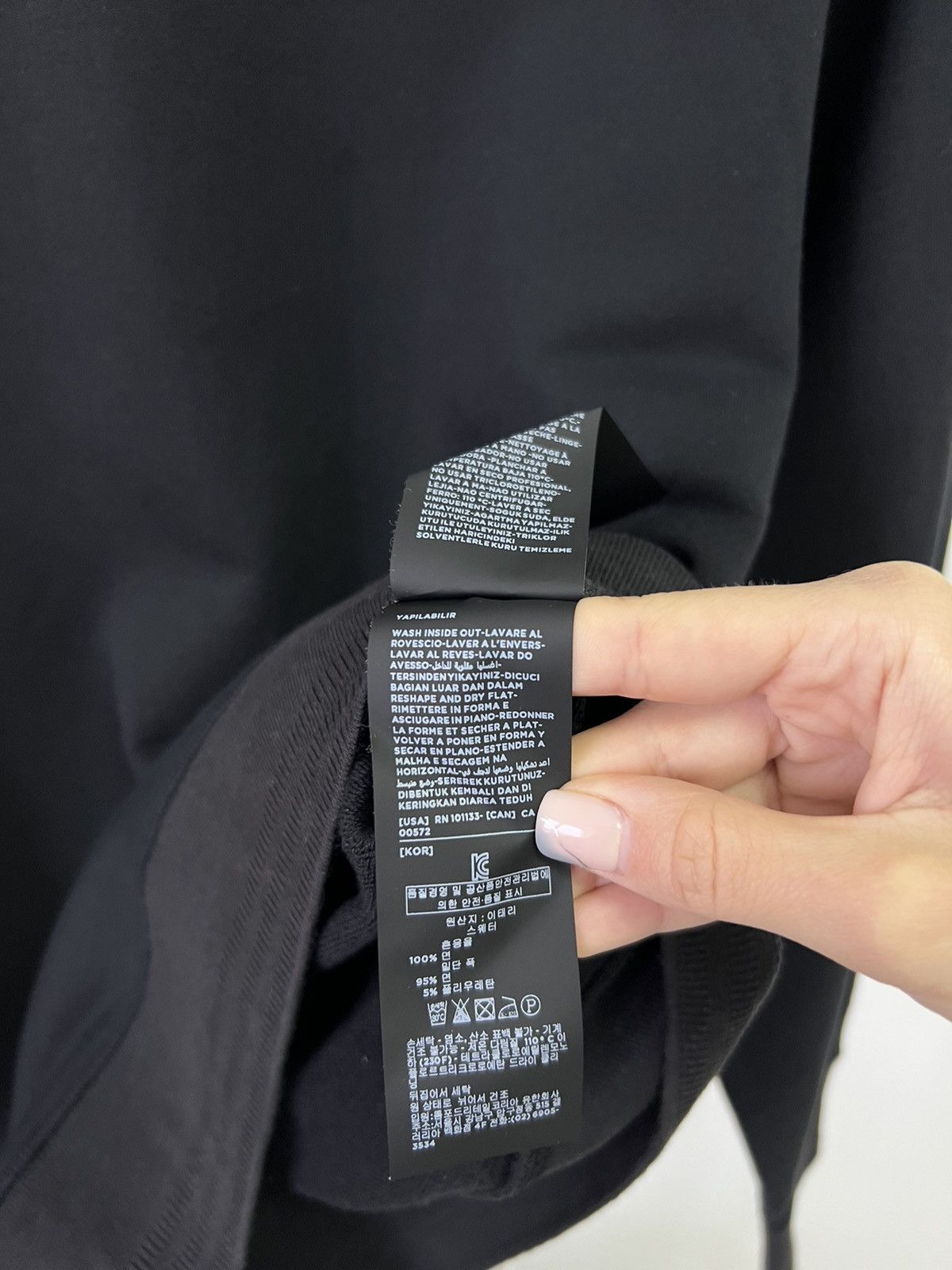 Tom Ford Tom Ford Black Cotton Sweatshirt Size US M / EU 48-50 / 2 - 8 Thumbnail