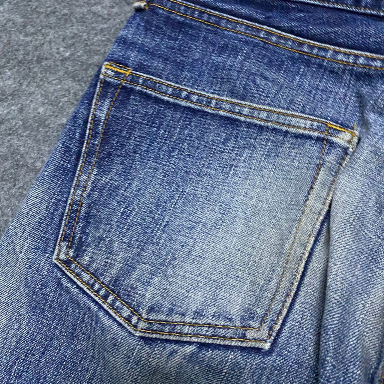 Japan Blue Vintage Blue Japan Selvegde Redline Distressed Denim Size US 31 - 17 Thumbnail