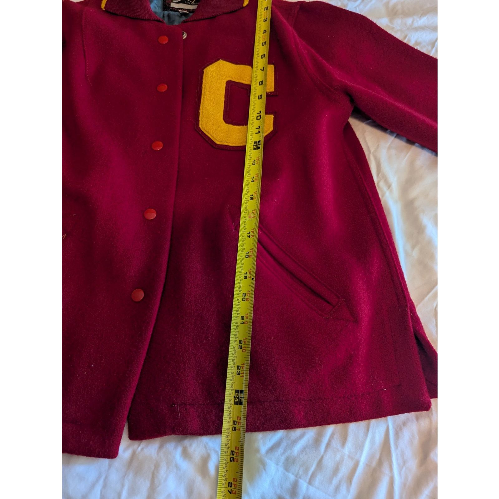 Delong 1960's Whiting Varsity Wool Shirt / Jacket 16 tag Fit Small Size US S / EU 44-46 / 1 - 10 Thumbnail