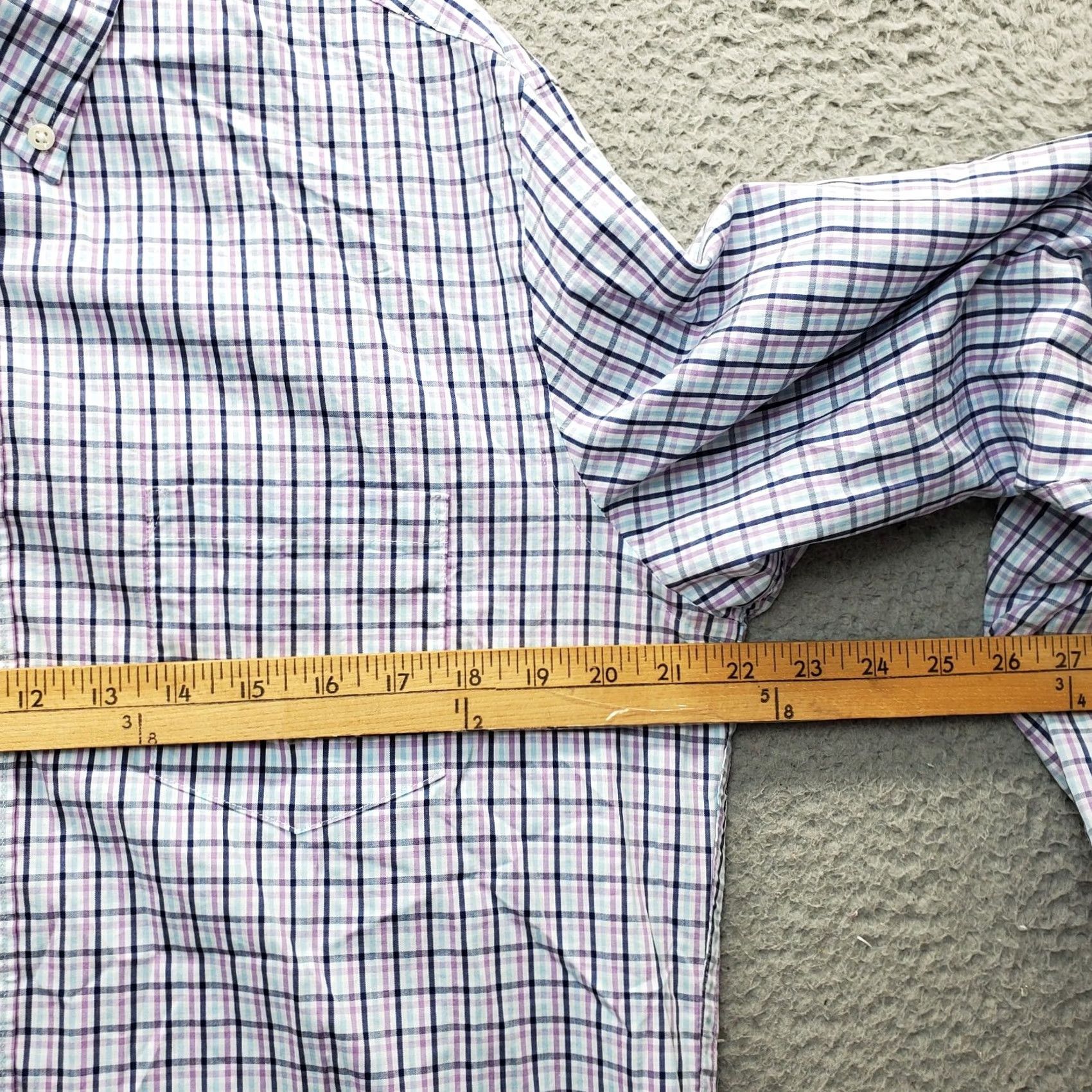 J.Crew J.CREW Casual Shirt Mens Large Multi Check Performance Slim Collared Button Down Size US L / EU 52-54 / 3 - 7 Thumbnail