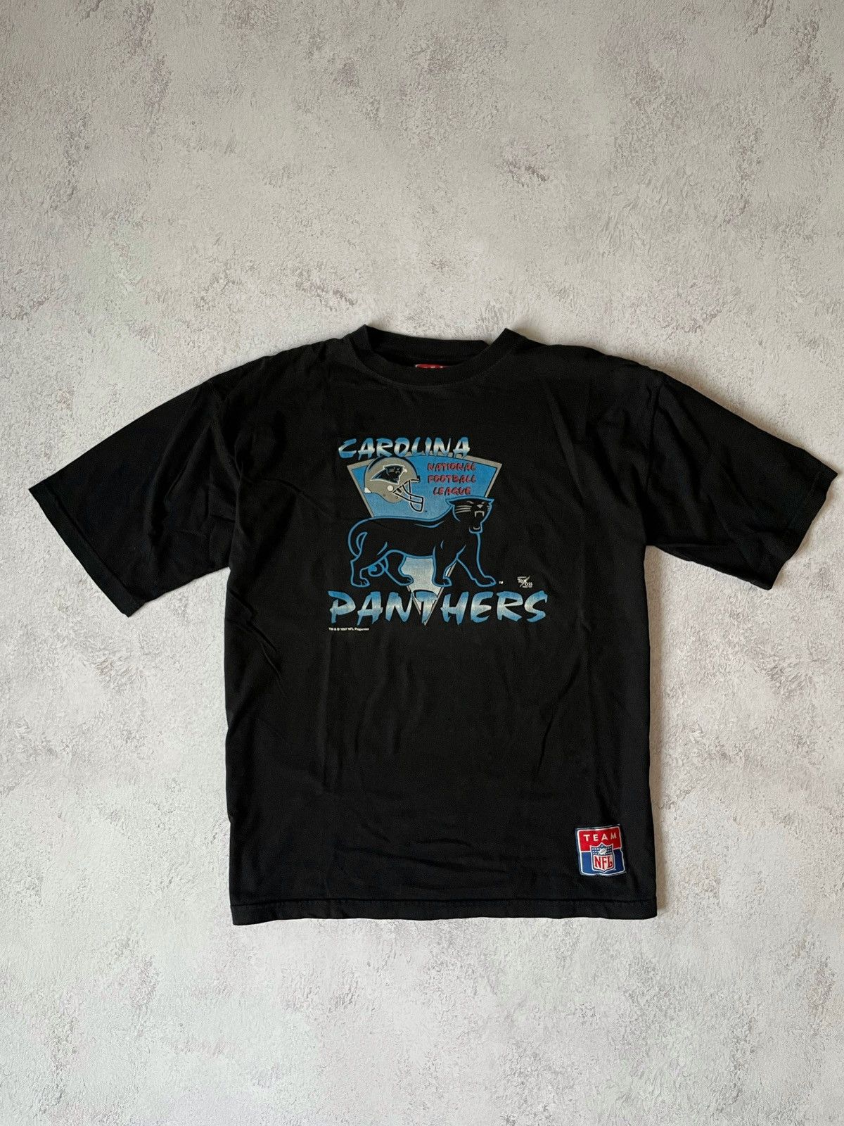NFL 90’s Carolina Panthers Team NFL Graphic Tee Size US XL / EU 56 / 4 - 1 Thumbnail