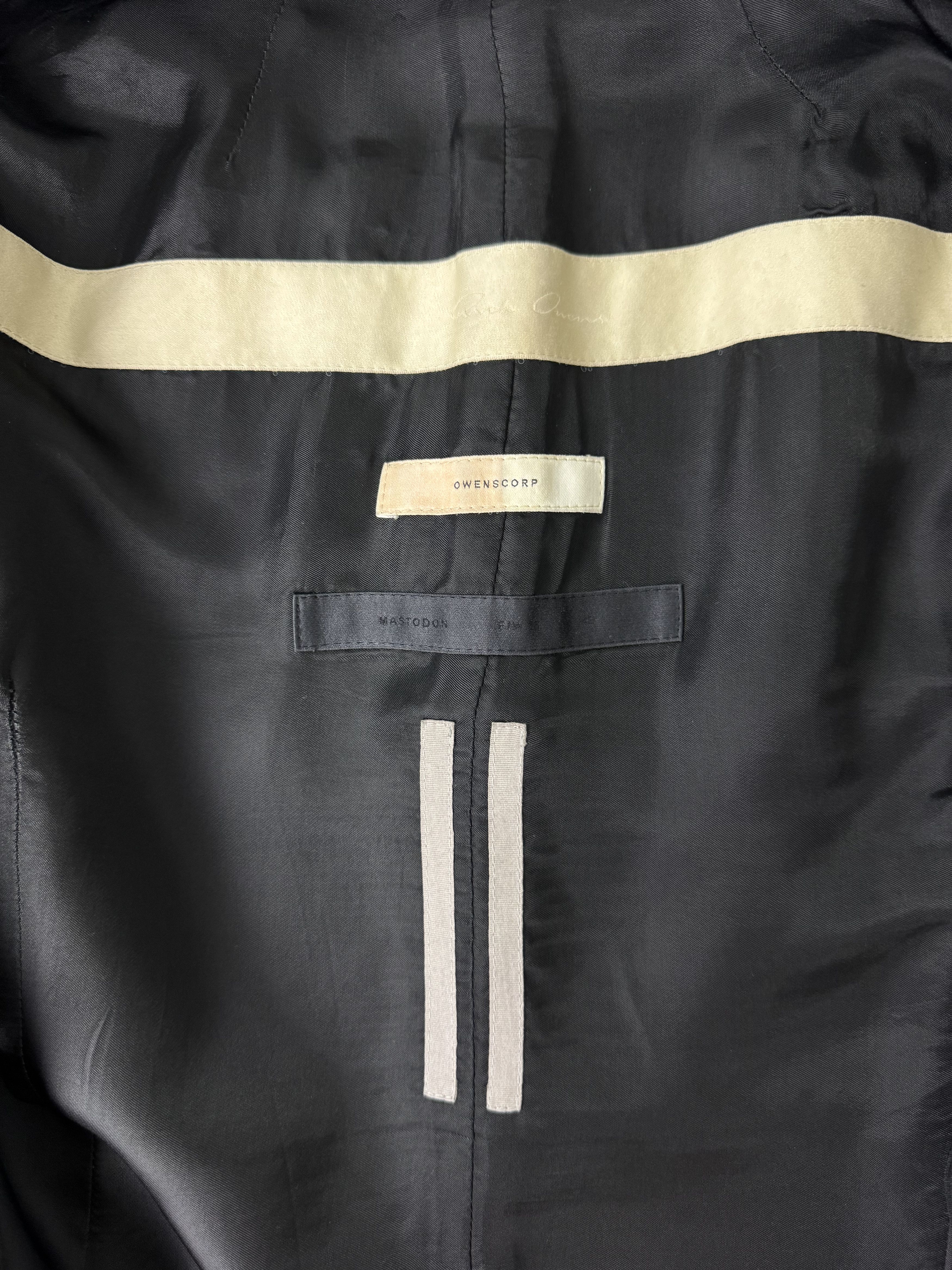 Rick Owens RICK OWENS FW16 Mastodon Runway JMF Peacoat Size US M / EU 48-50 / 2 - 8 Thumbnail