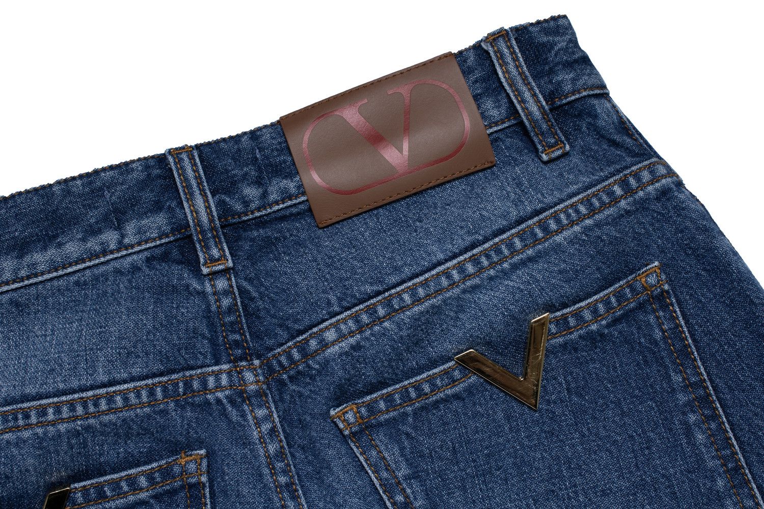 Valentino Valentino Garavani, blue jeans with V pockets Size 26" / US 2 / IT 38 - 10 Thumbnail