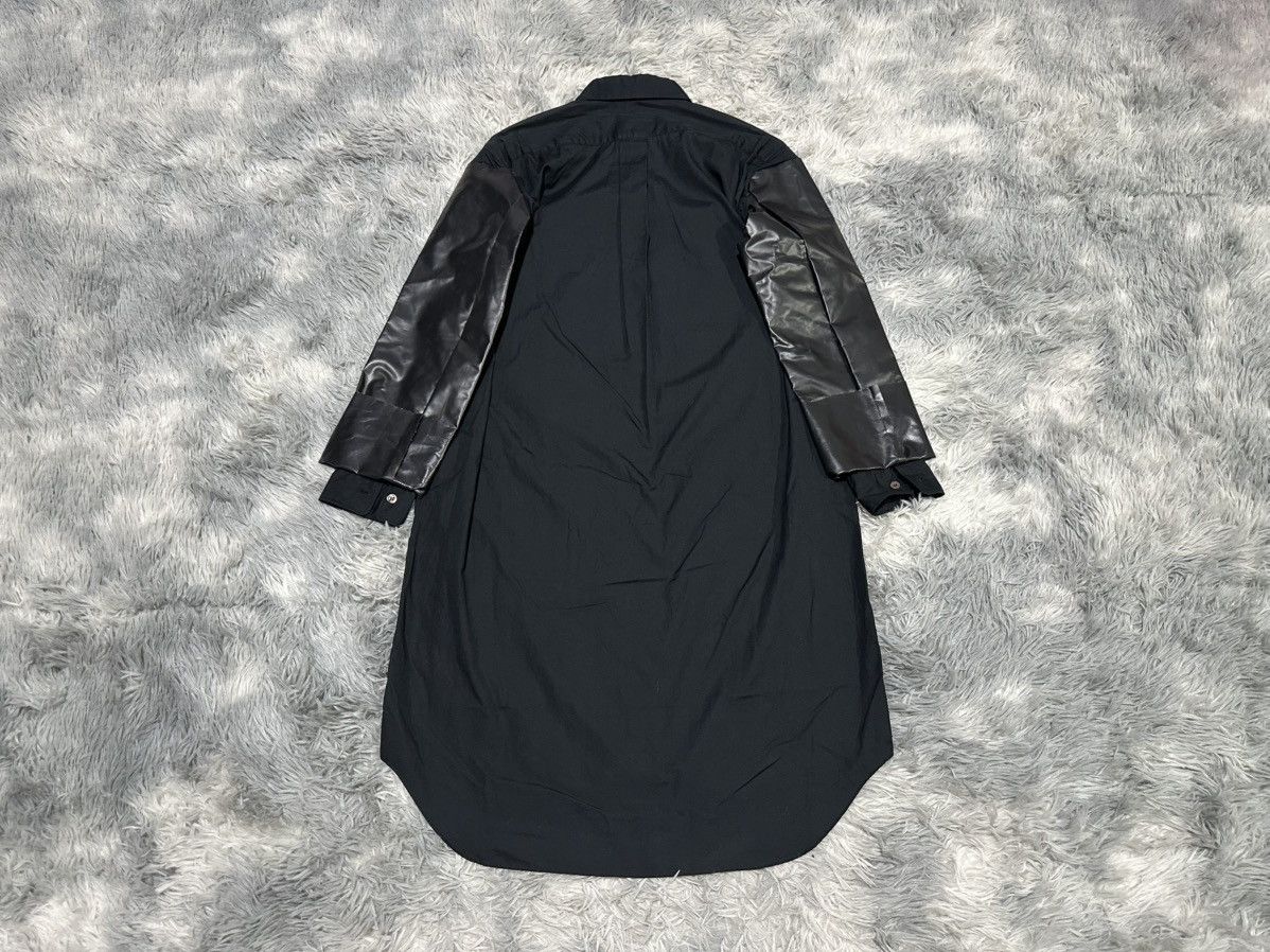 Comme des Garcons 🔥Archived Ss10 Comme Des Garcons Long Shirt PVC Sleeve Size US XS / EU 42 / 0 - 19 Thumbnail