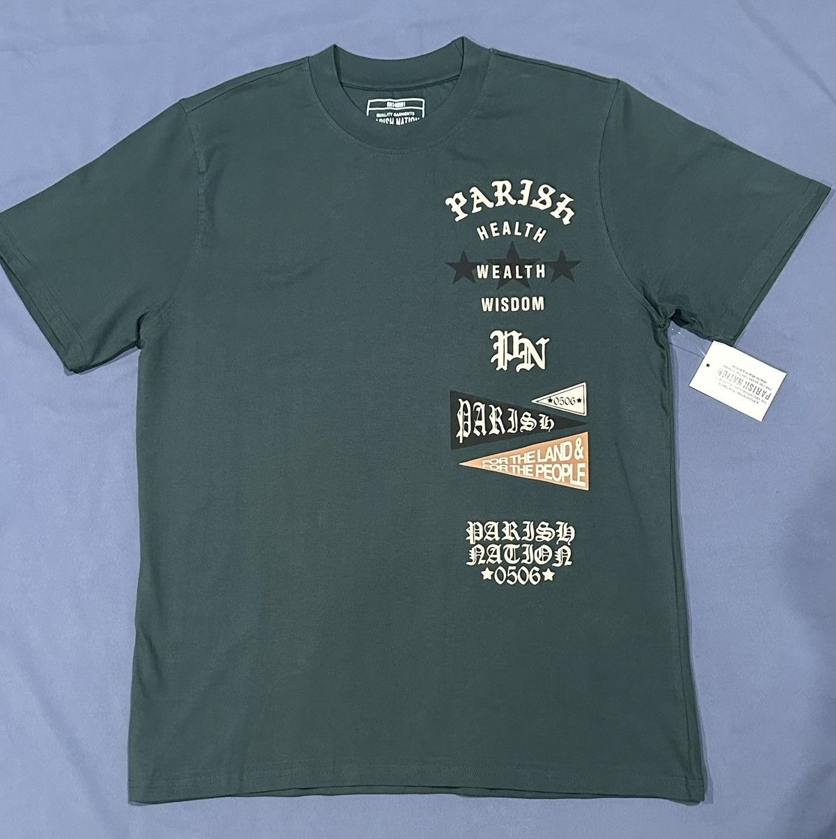 Parish Nation PARISH NATION GRAPHIC T-SHIRT GREEN size large Size US L / EU 52-54 / 3 - 1 Thumbnail