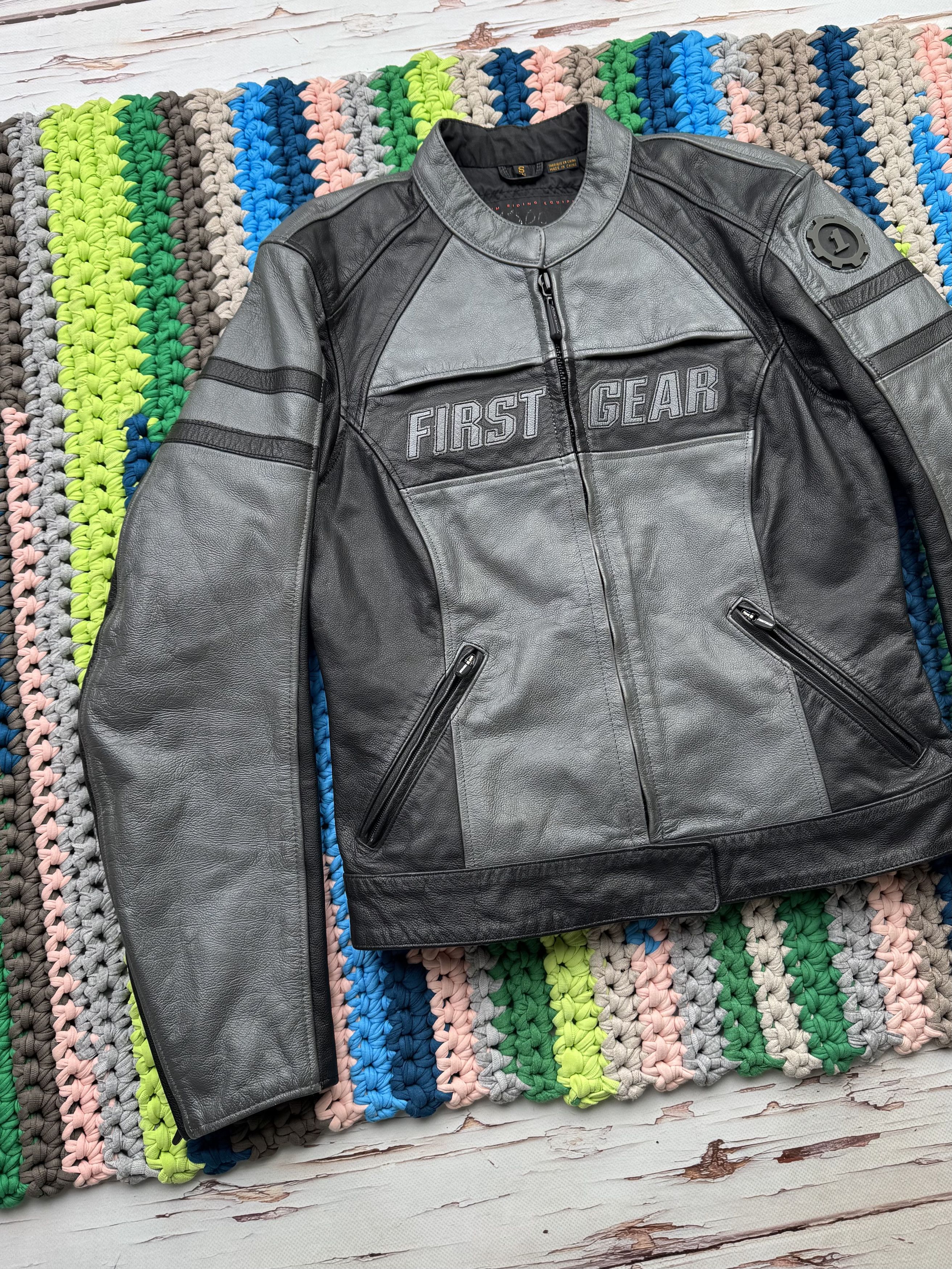 Vintage Vintage Racing Leather Jacket (ET1)(D15) Size US S / EU 44-46 / 1 - 2 Thumbnail