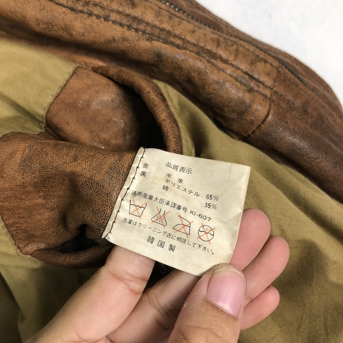 Genuine Leather 🔥80’s Vintage Bomber Leather Jacket Santa Barbara Polo Club Size US L / EU 52-54 / 3 - 18 Thumbnail