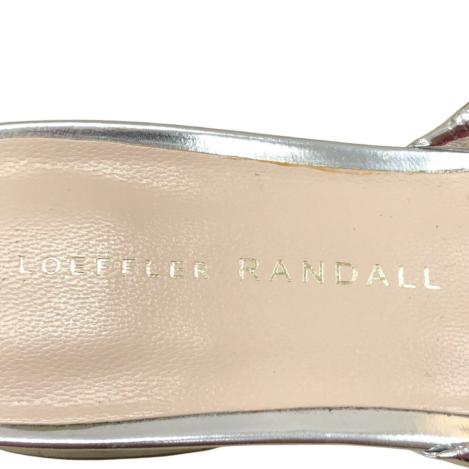Loeffler Randall Loeffler Randall Sandals 5.5 B Metallic Silver Knot Slide Size US 5.5 / IT 35.5 - 9 Thumbnail