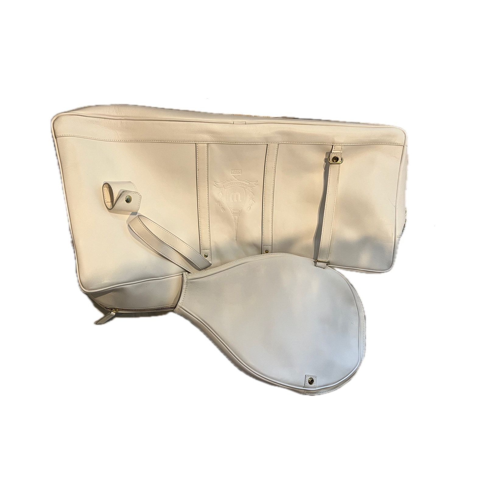 Kith Kith for Wilson Showmen Leather Tennis Bag White NWT Rare Size ONE SIZE - 2 Thumbnail