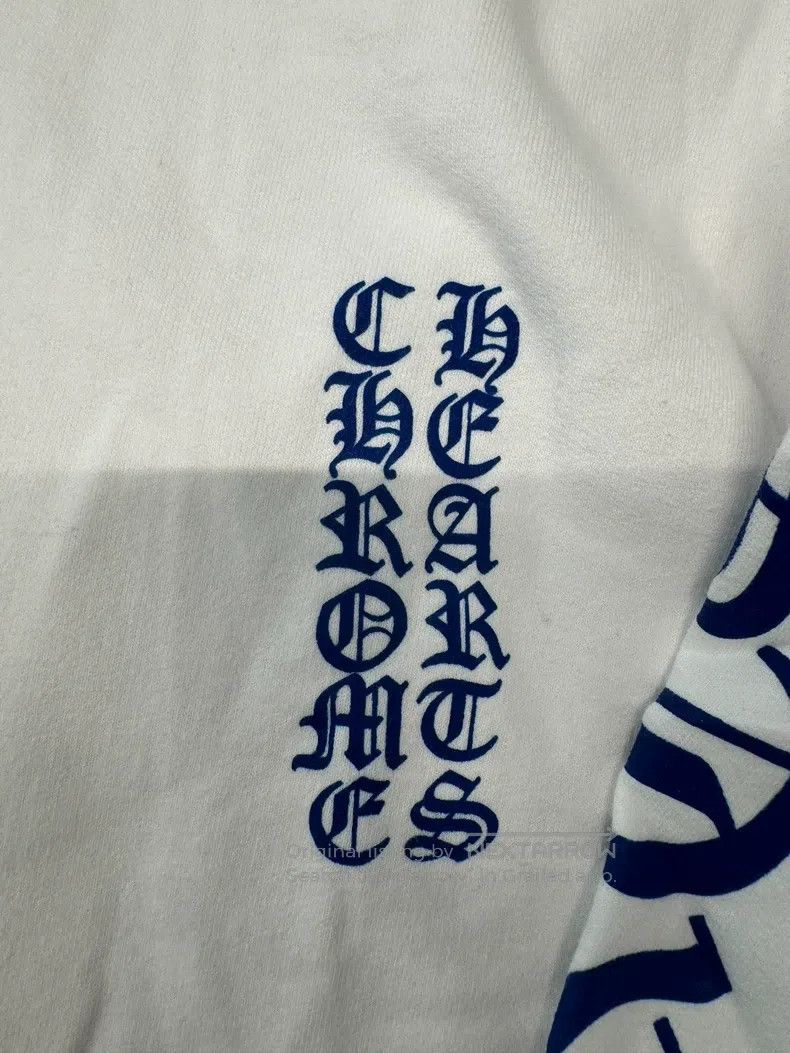 Chrome Hearts CHROME HEARTS Size XL White arm blue letter zipper hoodie Size US XL / EU 56 / 4 - 3 Thumbnail