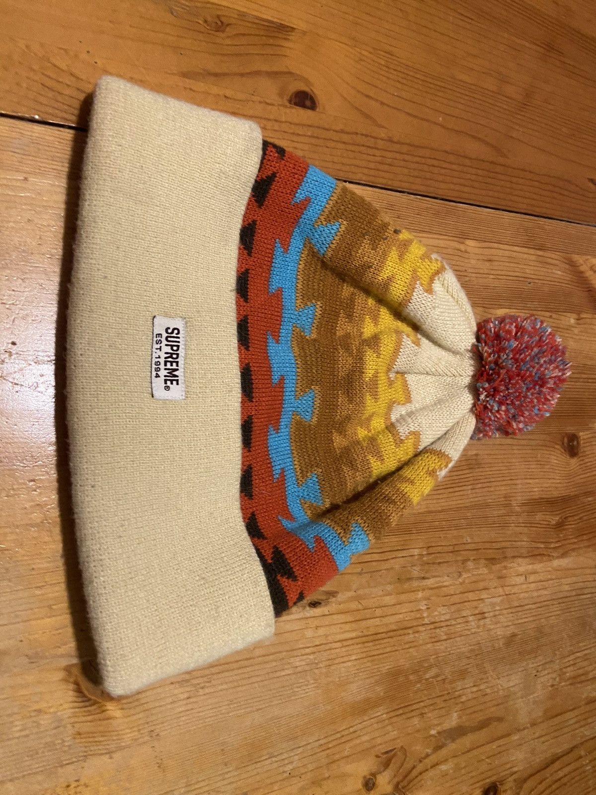 Supreme Old school Supreme Santa Fe beanie from 2011 FW Size ONE SIZE - 2 Thumbnail